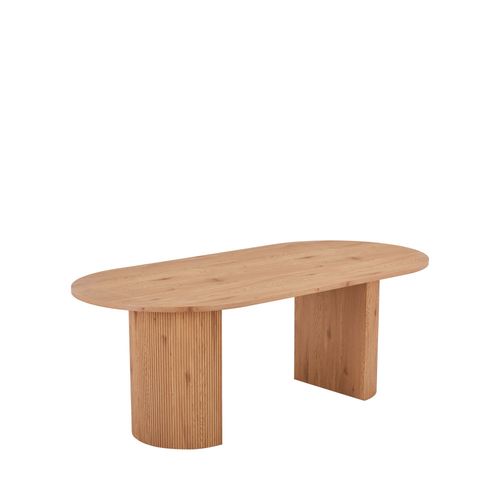 Table à Manger 8 Personnes Ovale En Bois