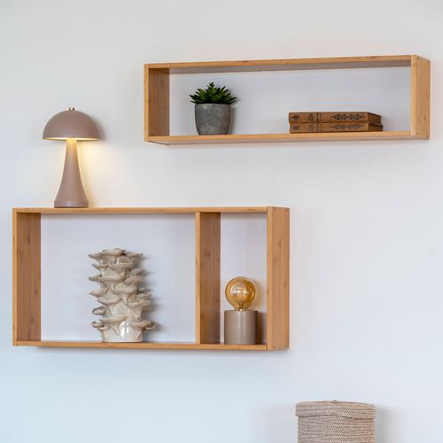 Étagère Murale En Bambou L70cm