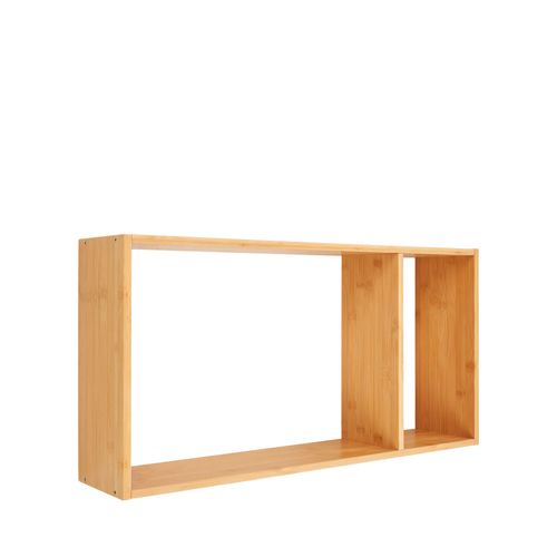 Etagère Murale 2 Niches En Bambou L70cm
