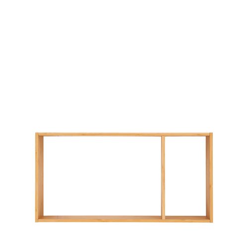 Etagère Murale 2 Niches En Bambou L70cm