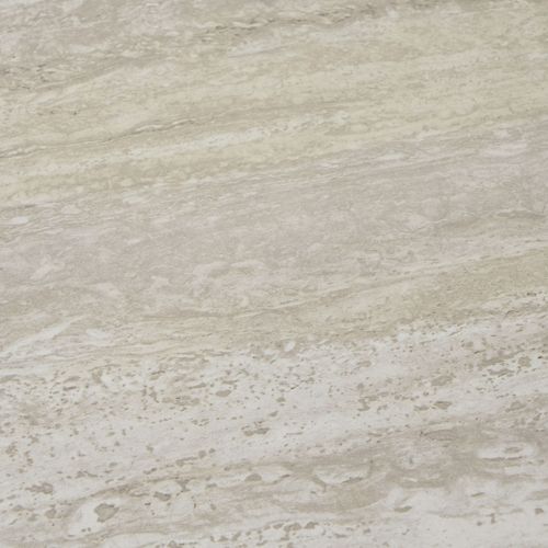 Table D'appoint Ronde Effet Travertin Et Métal Ø40cm