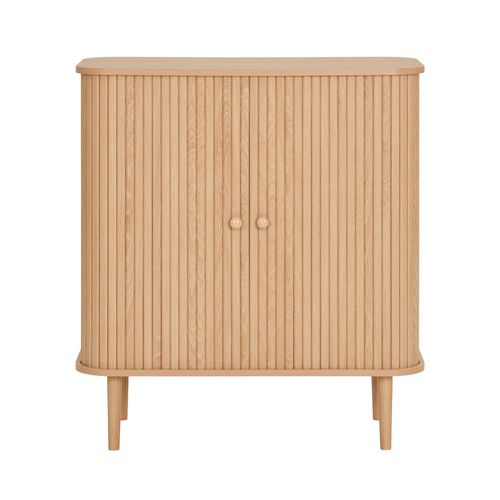 Buffet 2 Portes Coulissantes En Bois H87cm