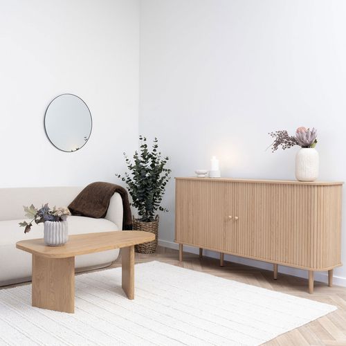 Buffet 2 Portes Coulissantes En Bois L140cm