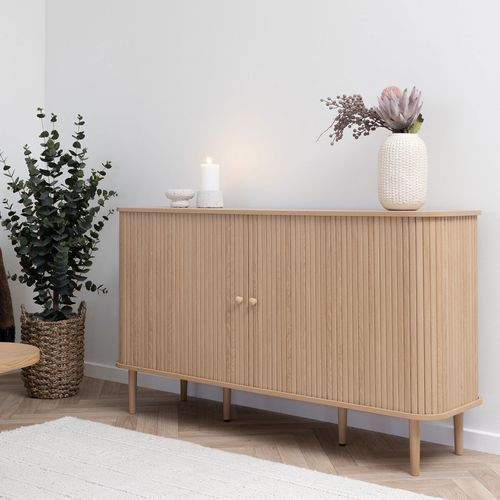 Buffet 2 Portes Coulissantes En Bois L140cm