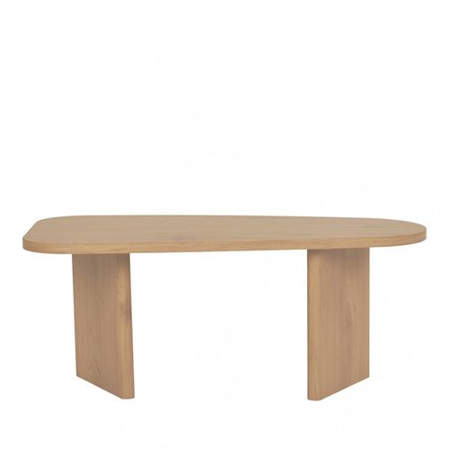 Table Basse Organique En Bois 100x50cm
