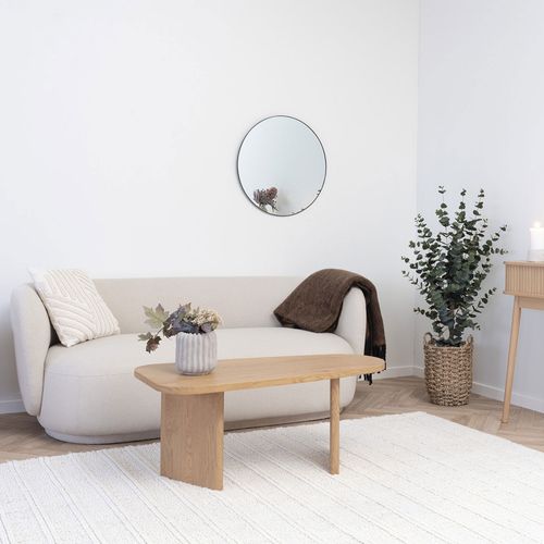 Table Basse Organique En Bois 100x50cm