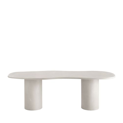 Table à Manger 10 Personnes Organique Effet Béton