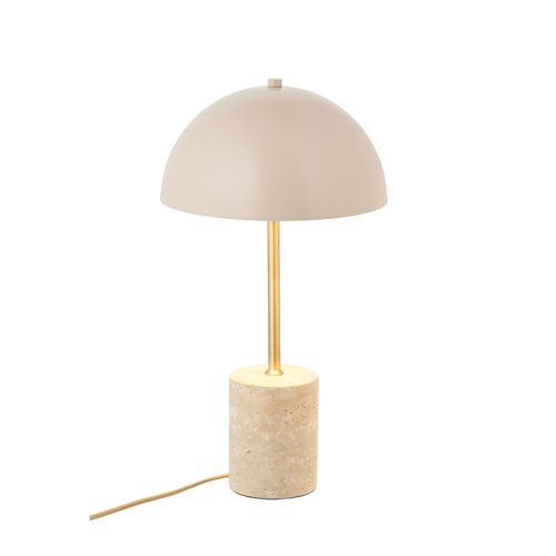 Lampe à Poser En Marbre Et Métal