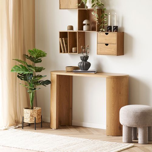 Console Aux Bords Arrondis En Bois L114cm