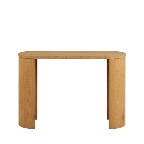 Console Aux Bords Arrondis En Bois L114cm