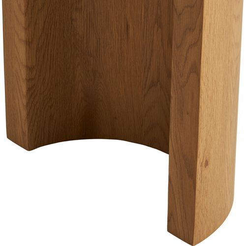 Console Aux Bords Arrondis En Bois L114cm