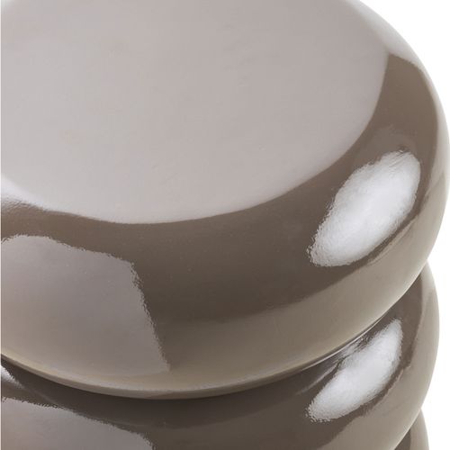 Table D'appoint Ronde En Fibre De Verre 35.5x35.5cm