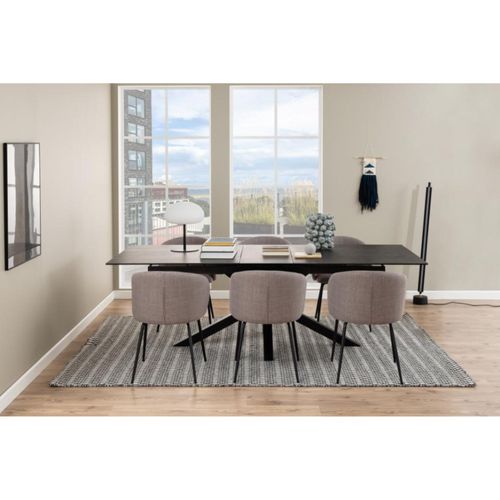 Table De Salle à Manger Rectangulaire Extensible En Céramique 8/10 Places L200/240 - Neiva