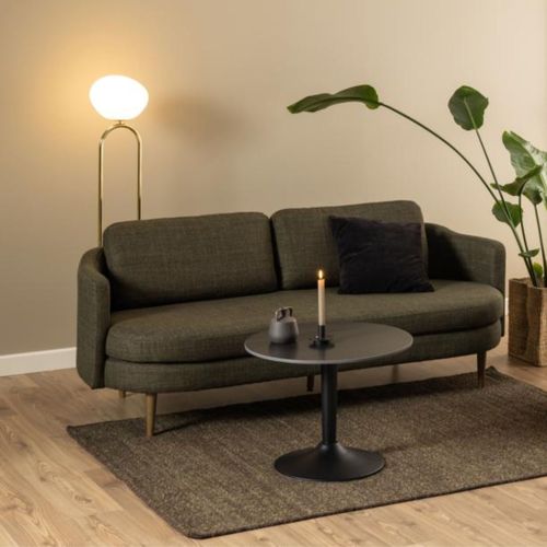 Table Basse Ronde En Céramique Et Métal D60 - Marsa