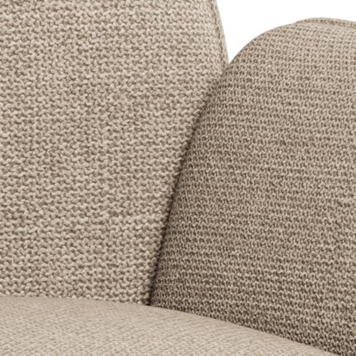 Fauteuil pivotant GLENDA Beige