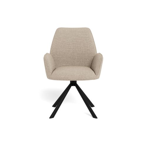 Fauteuil pivotant GLENDA Beige