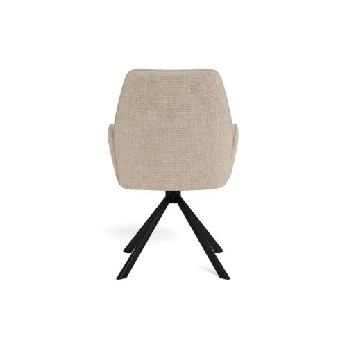 Fauteuil pivotant GLENDA Beige