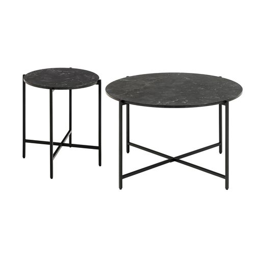 Lot de 2 tables basse AUBANE Noir
