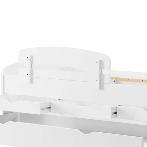 Barrière De Sécurité En Aggloméré Blanc 35x5x105