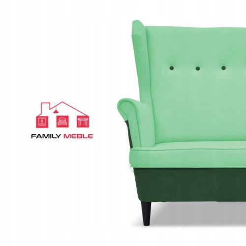 Canapé Scandinave à Oreilles Ari Duo — Vert Menthe