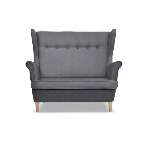 Canapé à Oreilles Ari Duo De Style Scandinave, Gris