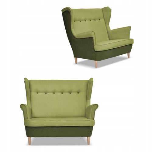 Canapé Scandinave à Oreilles Ari Duo - Vert