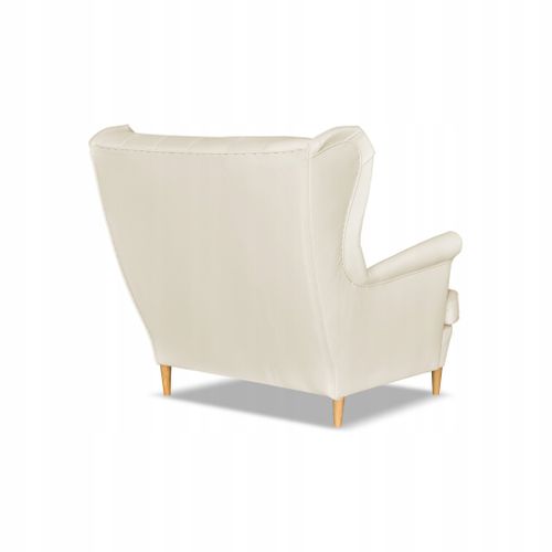 Canapé Gaja — Style Scandinave En Simili‑cuir Beige, Modèle (canapé à Oreilles)