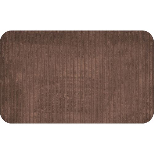 Fauteuil Style Prl Rétro Vintage Soler Anafi — Velours Côtelé Marron