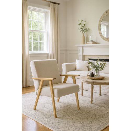 Fauteuil Rétro-vintage Style Prl Soler, Velours Gris Hunter