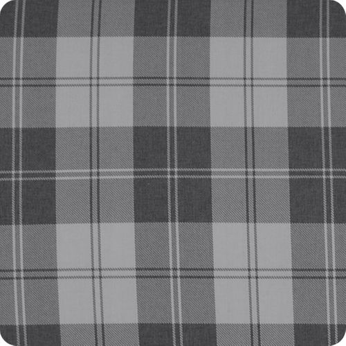 Winston — Fauteuil à Oreilles Au Style Scandinave, En Tissu à Carreaux Gris