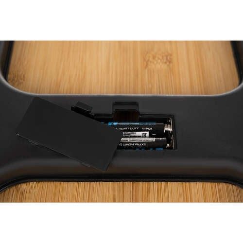 Pèse-personne LCD - Bambou Jusqu'à 180 Kg