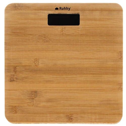 Pèse-personne LCD - Bambou Jusqu'à 180 Kg