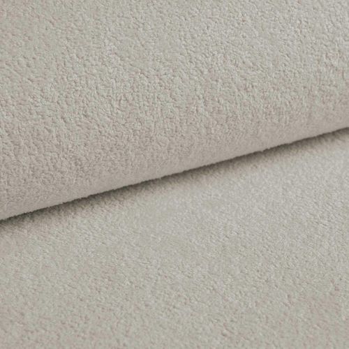 Canapé Panoramique En Tissu Crème Ablia U 364/168/87 Cm - Avec Coffre Et Fonction Lit