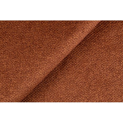 Canapé D'angle Droit En Tissu Cuivre Peoni 267/168/87 Cm - Avec Coffre Et Fonction Lit