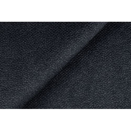 Canapé Panoramique En Tissu Noir Peoni U 364/168/87 Cm - Avec Coffre Et Fonction Lit