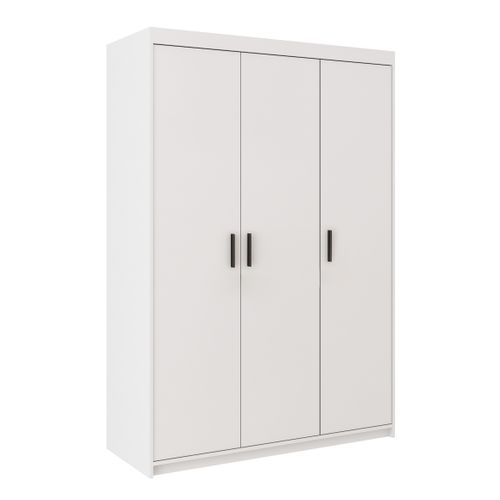 Armoire 3 Portes Storicos Blanc L.133 Cm - Design Moderne