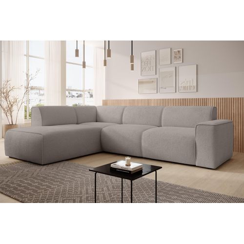 Canapé D'angle Gauche En Tissu Didim L 292/220/78 Cm - Beige