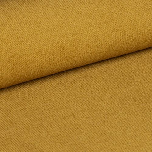 Canapé D’angle Réversible En Tissu Jaune Dolceo 226/140/78 Cm – Avec Coffre Et Fonction Lit