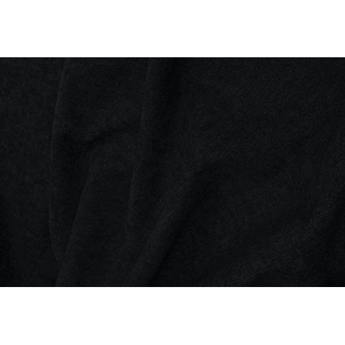 Canapé Panoramique En Tissu Noir Malatya U 311/145/82 Cm - Avec Coffre Et Fonction Lit