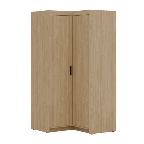 Armoire D’angle 2 Portes Storicos Chêne Huilé L.97,8 Cm – Design Moderne
