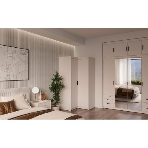 Armoire D’angle 2 Portes Storicos Beige L.97,8 Cm – Design Moderne