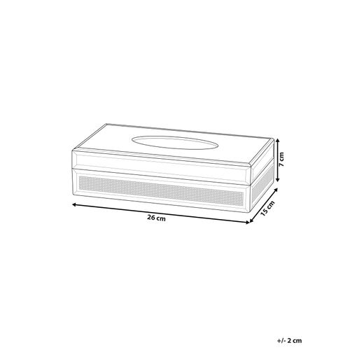 Porte-serviette De Table Charly Verre Argenté