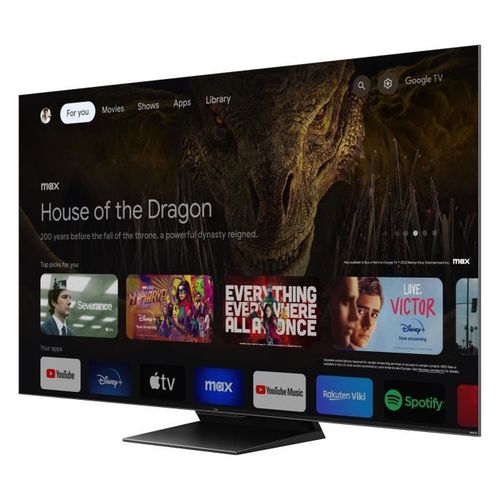 Téléviseur QLED Mini LED 55" (140 cm) 4K Ultra HD Smart TV - 55C809