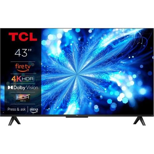 Tcl 43pf650 - TV LED 43 (108 Cm) - 4k Uhd 3840x2160 - Hdr10 - Smart TV - 3xhdmi 2.1 - Wifi