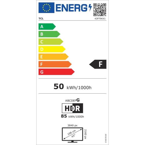 Téléviseur QLED 43 " (109 cm) 4K UHD Smart TV - 43p79k