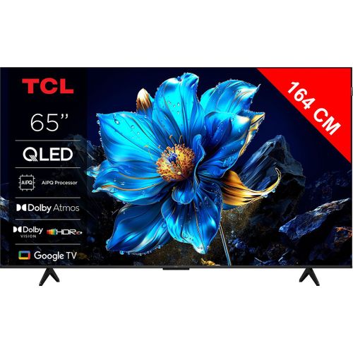 Téléviseur QLED 65" (165 Cm) - 4k Uhd 3840x2160 - Hdr10+ - Android TV - 3xhdmi 2.1 - Wifi - 65t69c