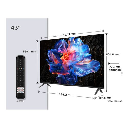 Téléviseur LED 43" (109 cm) 4K Ultra HD Smart TV - 43p69k