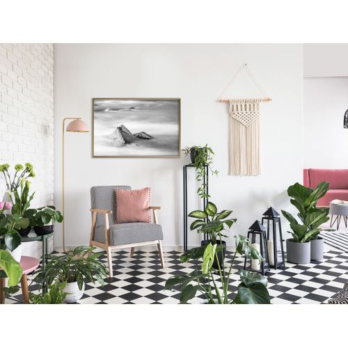 Affiche Murale Encadrée "loneliness Ii" 90 X 60 Cm Doré