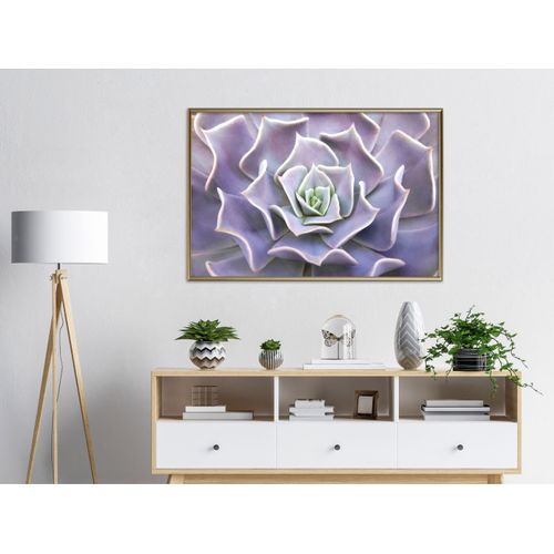 Affiche Murale Encadrée "like à Flower" 90 X 60 Cm Doré