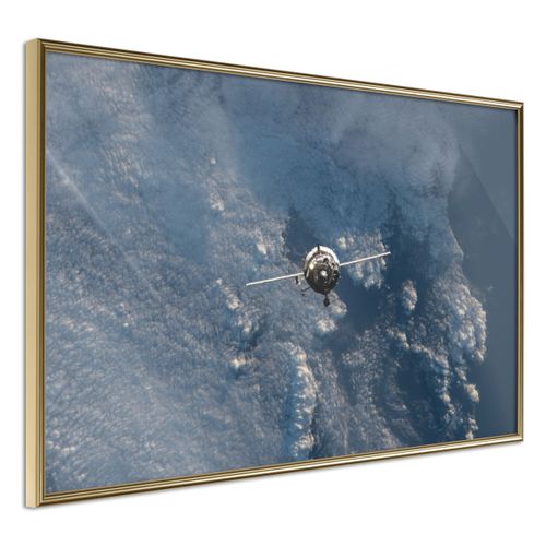 Affiche Murale Encadrée "farewell" 60 X 40 Cm Doré